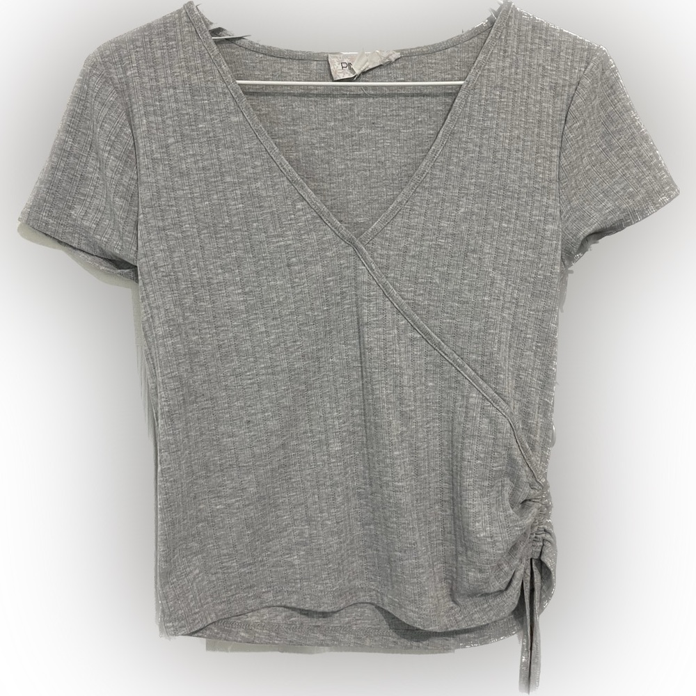Grey crop top